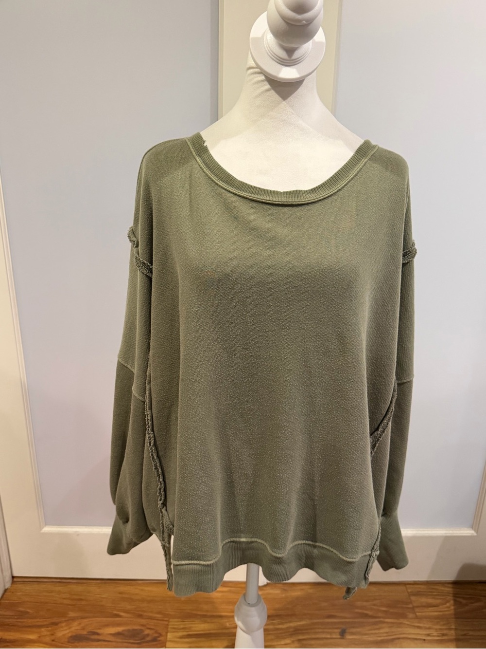 We The Free Sage Green Knit Pullover